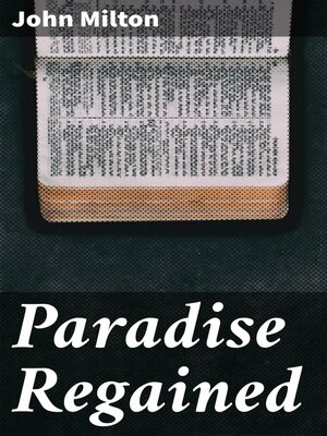 cover image of Paradise Regained
